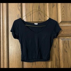 cropped tight tee